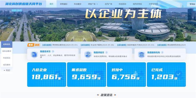 尊龙凯时app从光谷出世湖北科创供应链“天网”平台入驻企业超18万家(图1)